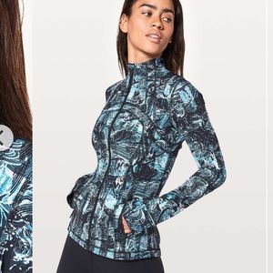 Lululemon Define Jacket  Nulux Eternal Wave Starlight Black. Size 4